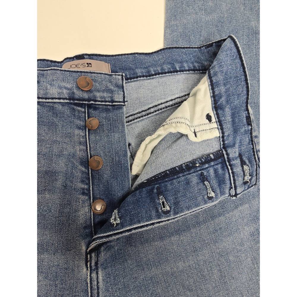 Joes‎ Jeans The OG Cara High Rise Straight Leg Blue Denim Jeans 28 Button Fly - Picture 4 of 9